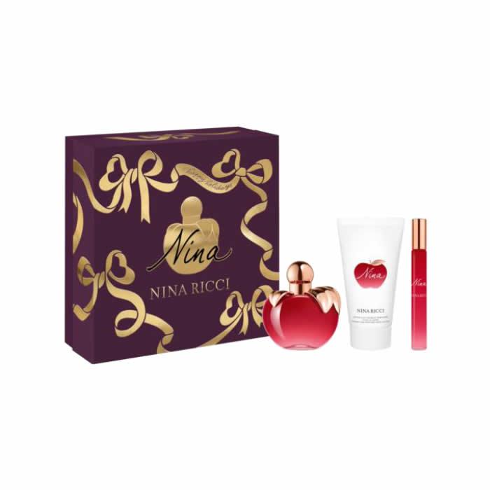 Nina Ricci Nina Eau De Parfum Spray 80ml Set 3 Artikel