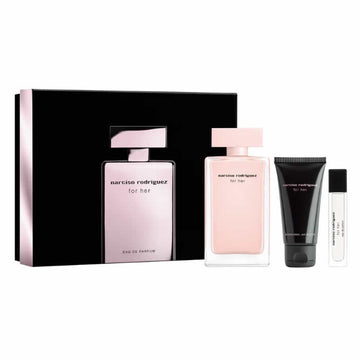 Narciso Rodriguez For Her Eau De Perfume Spray 100ml Set 3 Artikel