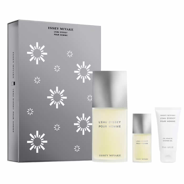 Issey Miyake L'Eau D'Issey Pour Homme Eau De Toilette Spray 125ml Set 3 Artikel