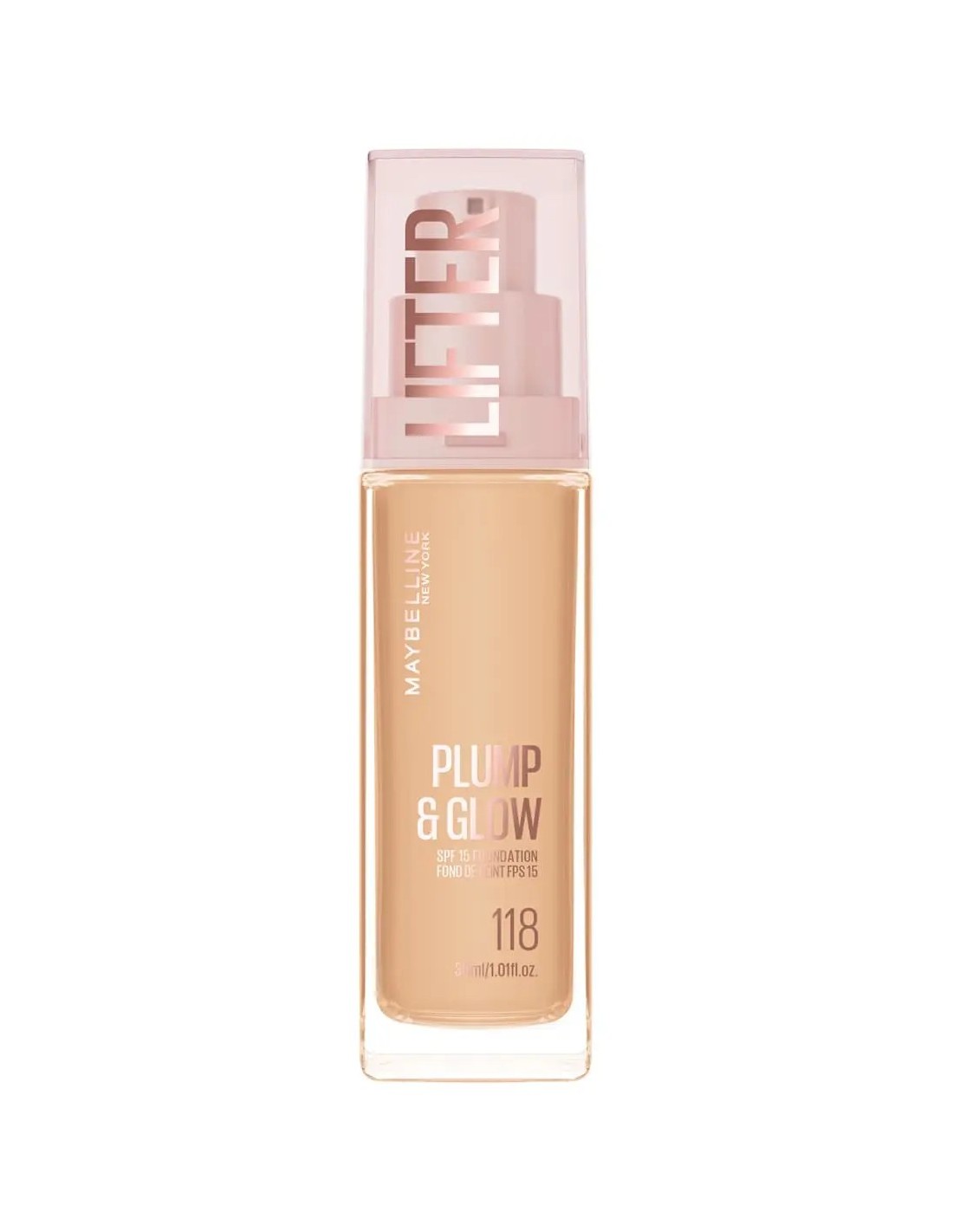 Maybelline Lifter Plump y Glow Base 118 30ml