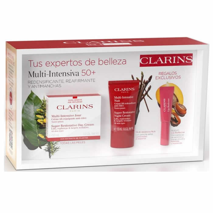 Clarins Super Restorative Day Cream All Skin Types 50ml Set 3 Artikel