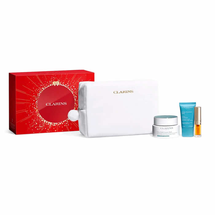 Clarins Cryo-Flash Cream Mask 75ml Set 3 Artikel