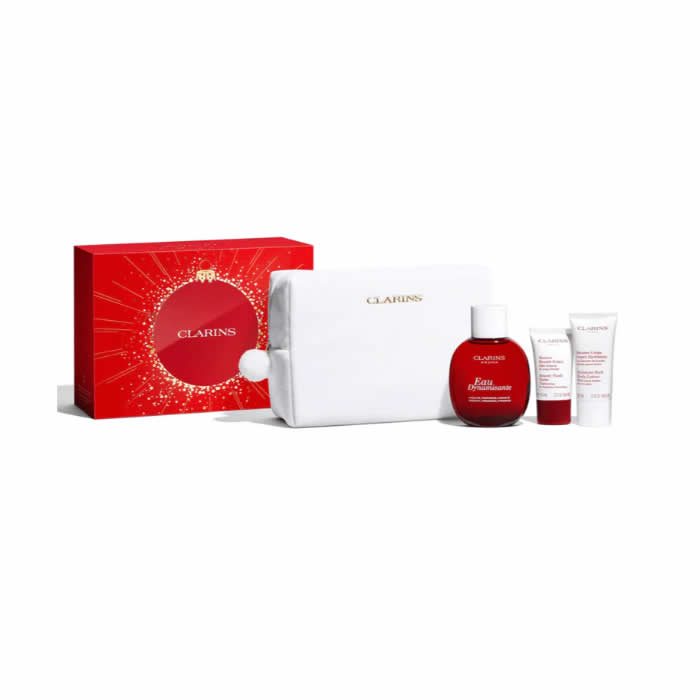 Clarins Belebender Aromaduft Eau Dynamisante 100ml Set 4 Artikel