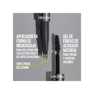 Maybelline Brow Insert Medium Brown 1 U