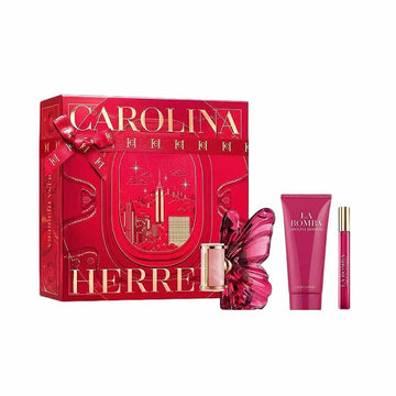 Carolina Herrera La Bomba Eau De Parfum Spray 80ml Set 3 Artikel