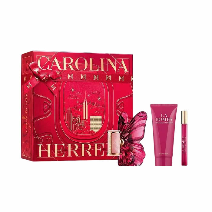 Carolina Herrera La Bomba Eau De Parfum Spray 80ml Set 3 Artikel