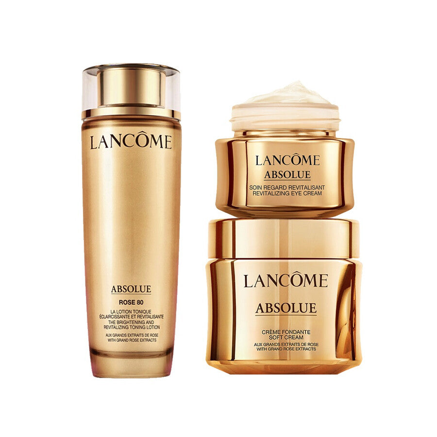 Lancome Absolue Skin Care Gift Set 3pcs mit Lotion + Augencreme + Creme