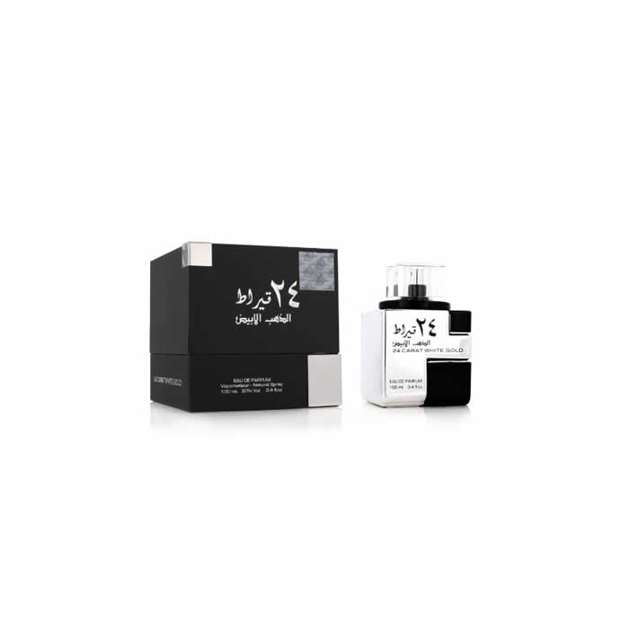 Lattafa 24 Carat White Gold EDP Spray 100ml