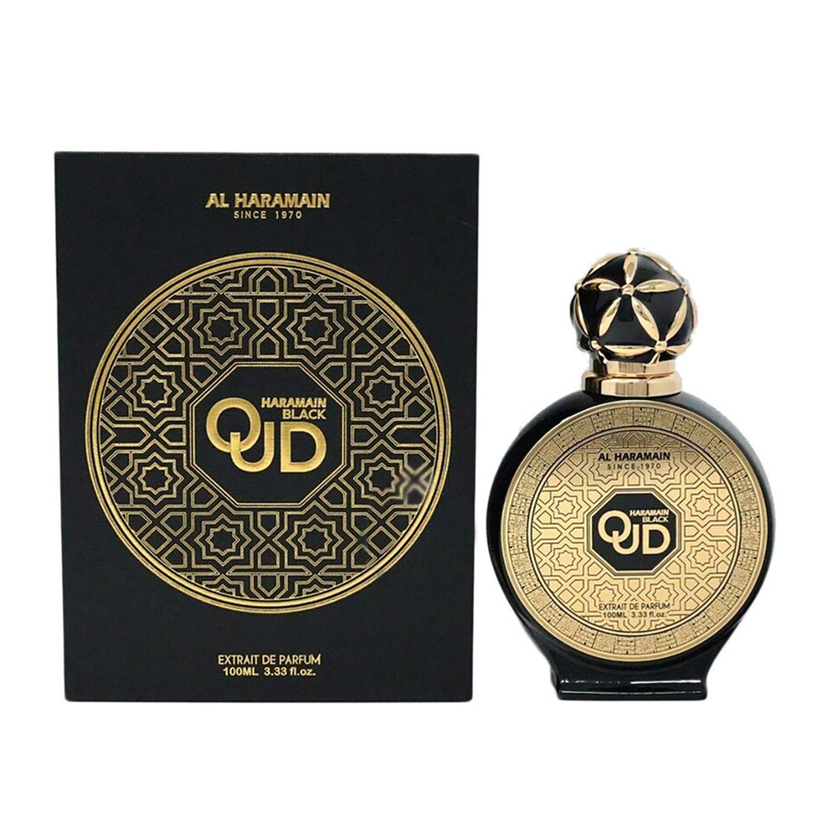 Al Haramain Black Oud Extracto De Perfume 100 mlun