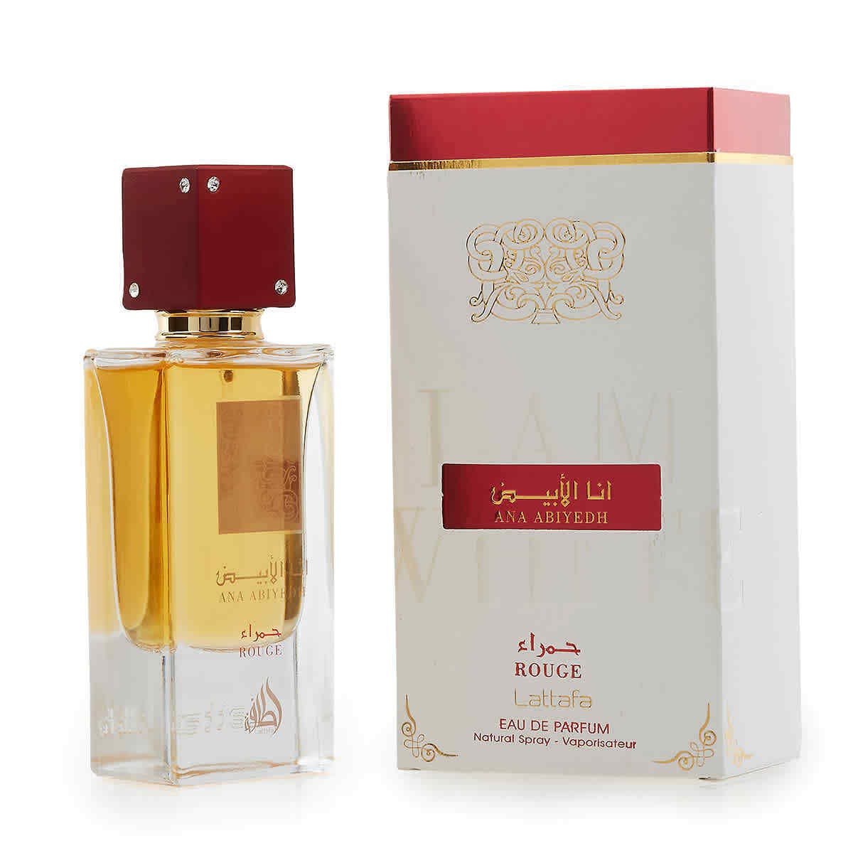 Lattafa Ana Abiyedh Rouge EDP Spray 60ml
