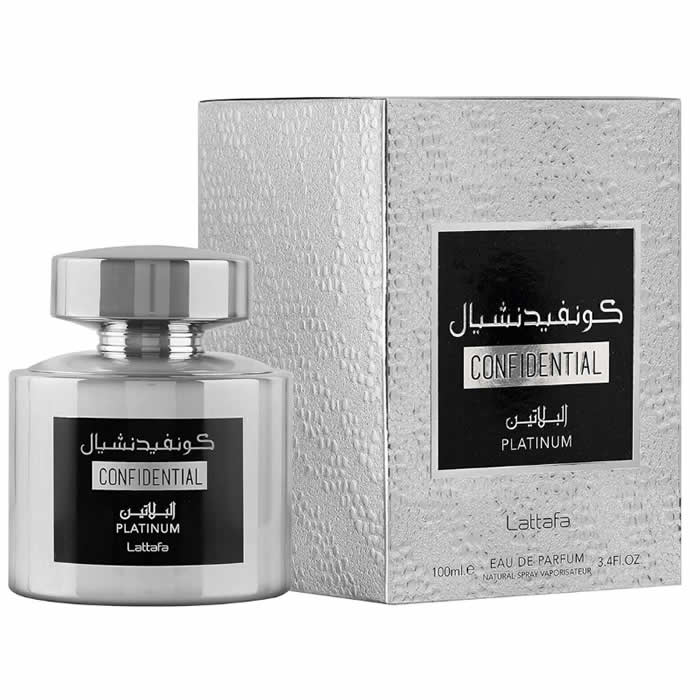 Lattafa Confidential Platinum EDP Spray 100ml