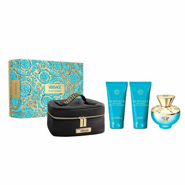 Versace Dylan Torquoise Eau De Toilette Spray 100ml Set 4 Artikel