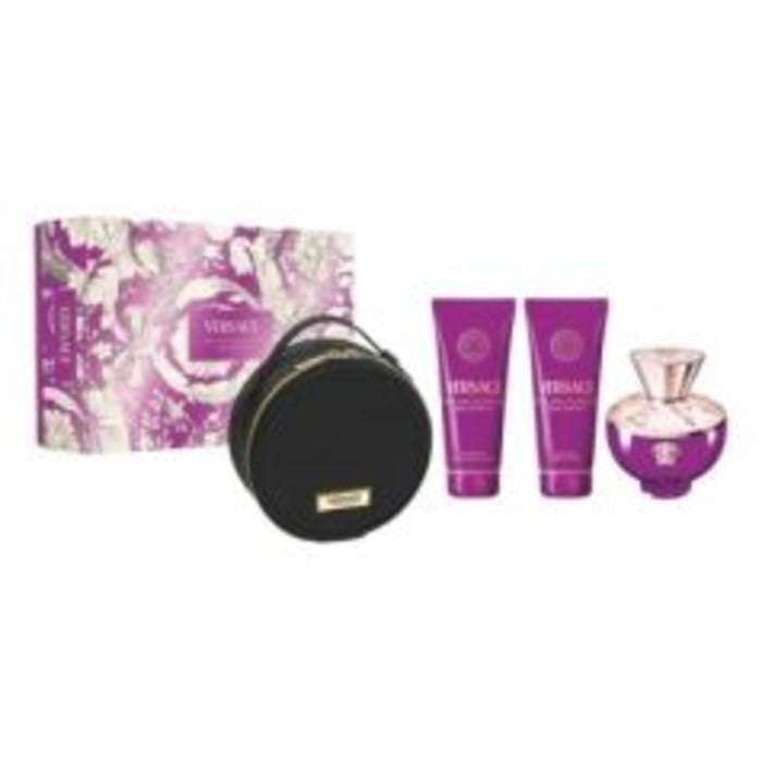 Versace Dylan Purple Eau de Perfume Spray 100ml Set 4 Pieces