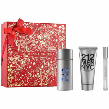Carolina Herrera 212 Men Eau De Toilette Spray 100ml Set 3 Artikel