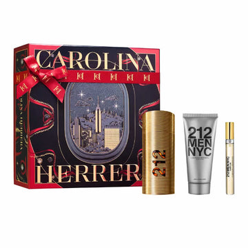 Carolina Herrera 212 Men Eau De Parfum Spray 100ml Set 3 Artikel