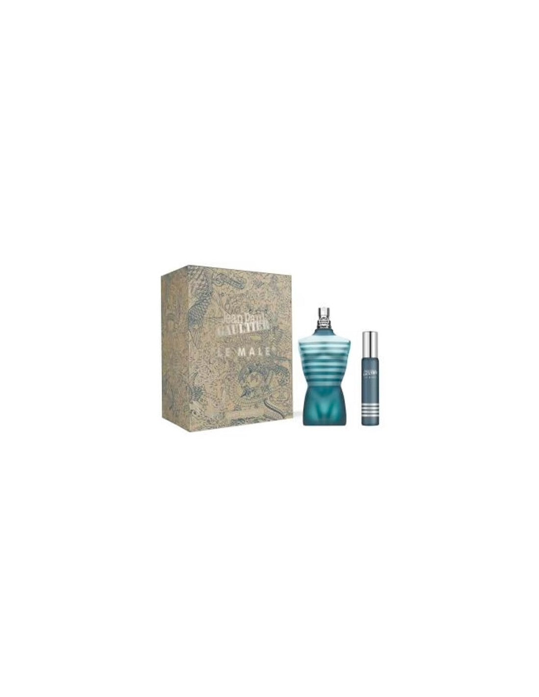 Jean Paul Gaultier Le Male Edt Sp 125ml Edt Sp 20ml Travel Set