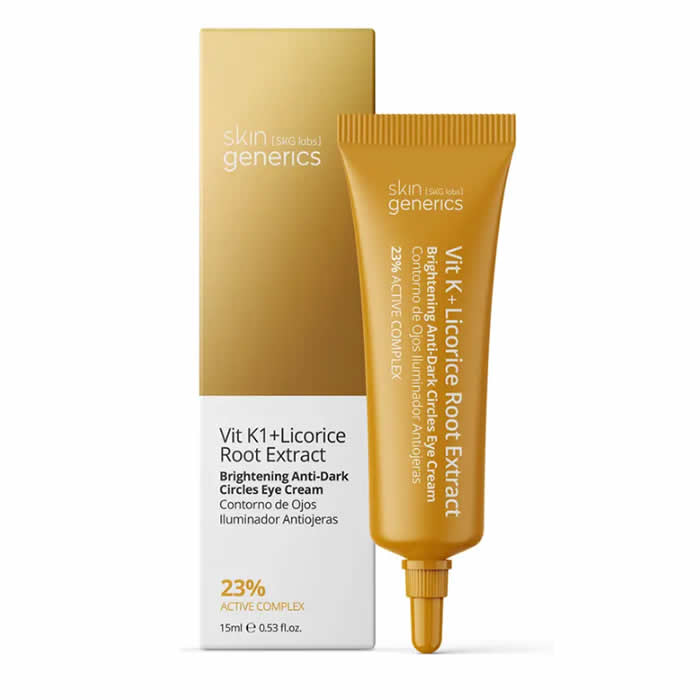 Skin Generics Vit K1 Licorice Root Extract Anti Dark Circles Eye Cream 15ml