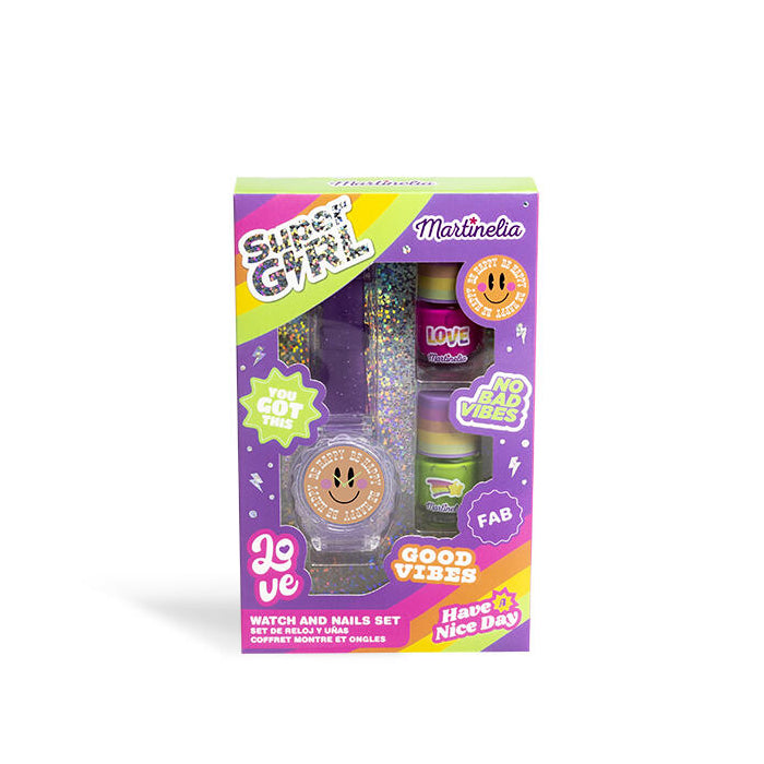 Martinelia Super Girl Watch And Nails Set