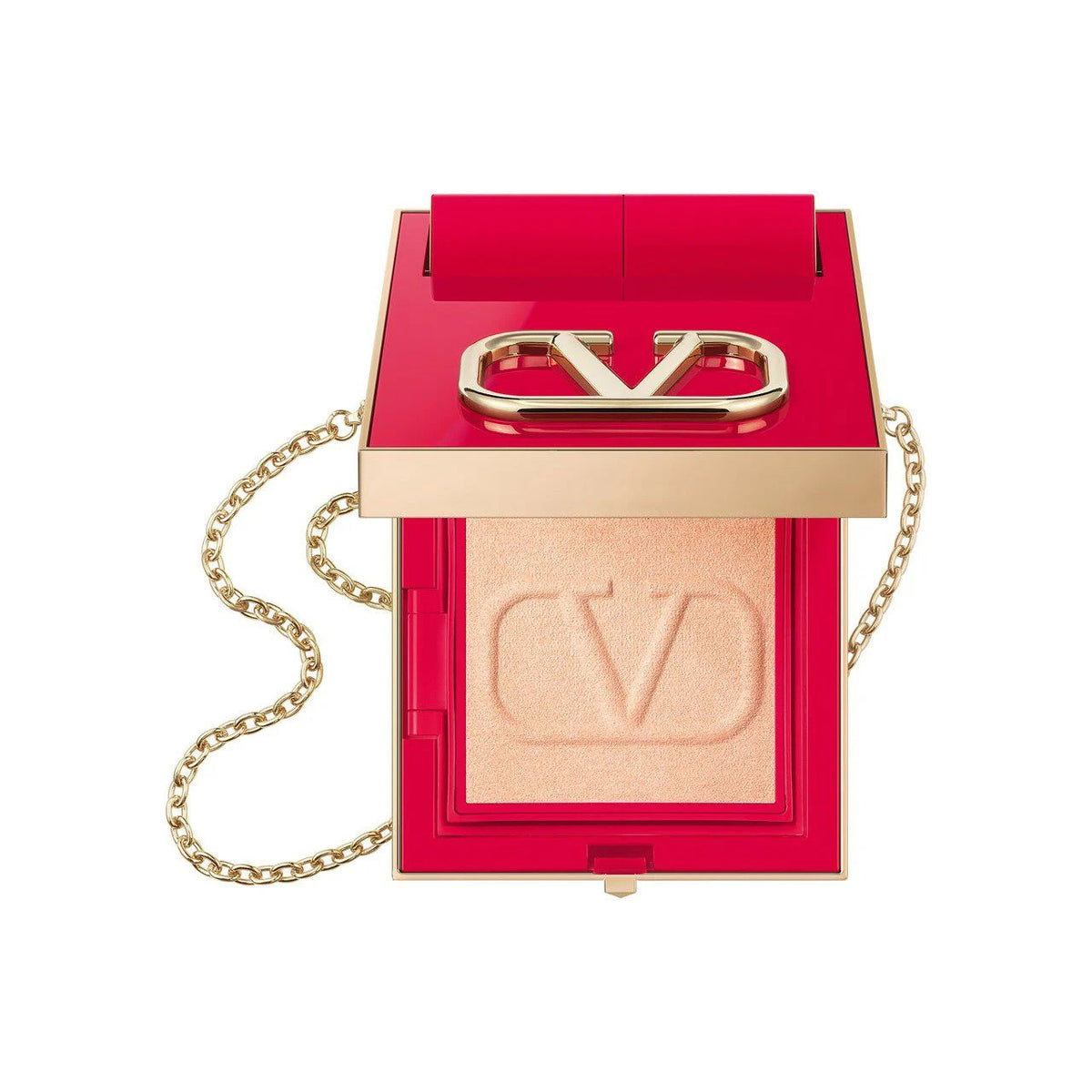 Valentino, Go-Clutch, Glanz, Kompaktpuder, 02, Licht, 4.2 g