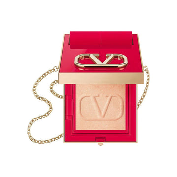 Valentino, Go-Clutch, Glanz, Kompaktpuder, 02, Licht, 4.2 g